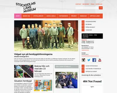 stockholmslansmuseum.se startsida 2016