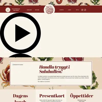 SALUHALLEN startsida 2021