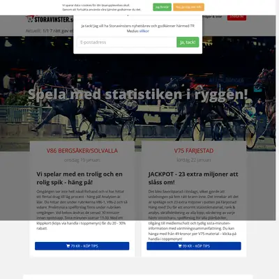 STORAVINSTER.SE startsida 2022