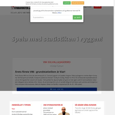 STORAVINSTER.SE startsida 2023