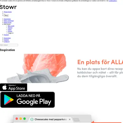 stowr.se startsida 2020