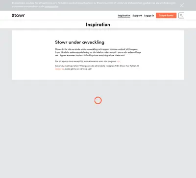 stowr.se startsida 2021