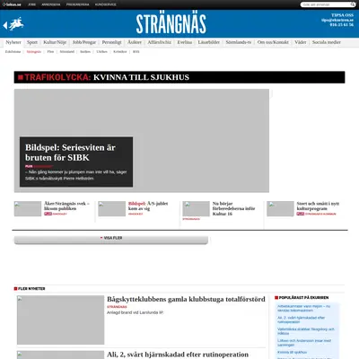 strengnastidning.se startsida 2016