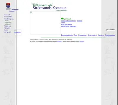Kultur och fritid, Strömsunds kommun startsida 1998