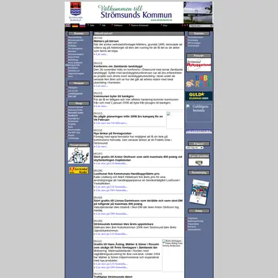 Kultur och fritid, Strömsunds kommun startsida 2006