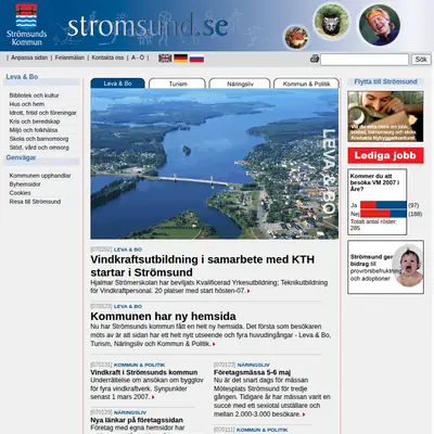 Kultur och fritid, Strömsunds kommun startsida 2007