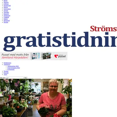 Strömsunds Gratistidning startsida 2022