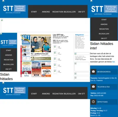 STT Svenljunga & Tranemo Tidning startsida 2013