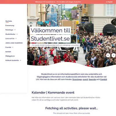 STUDENTLIV startsida 2023