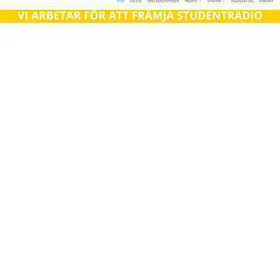 Pite FM studentradion Play startsida 2022