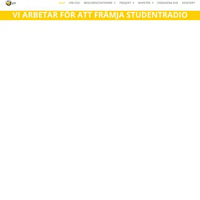 Pite FM studentradion Play startsida 2025