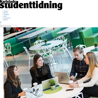 Karlstads studenttidning startsida 2020