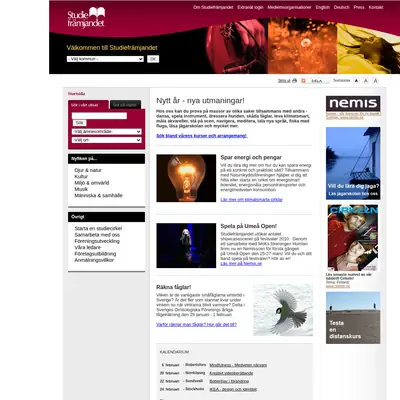 Cirkeln startsida 2010