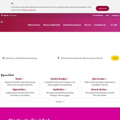 Cirkeln startsida 2019