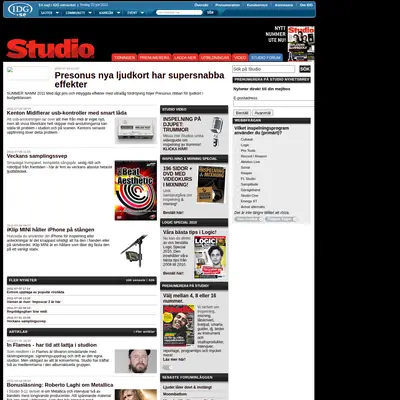 STUDIO startsida 2011