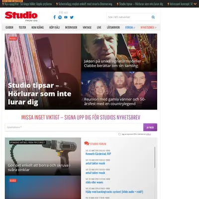 STUDIO startsida 2018