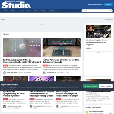 STUDIO startsida 2025