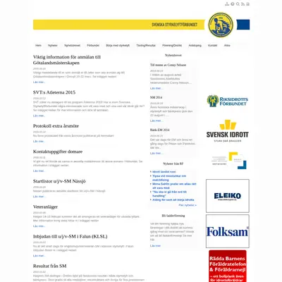 www.styrkelyft.se startsida 2015
