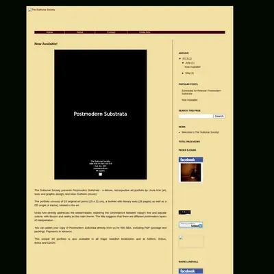 www.sublunarsociety.com startsida 2013