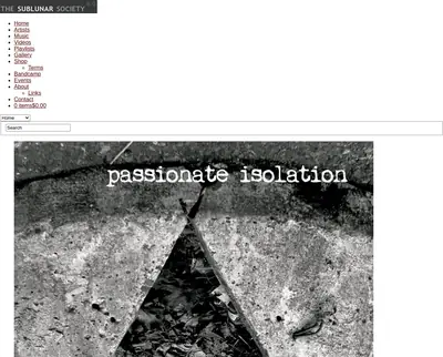 www.sublunarsociety.com startsida 2018