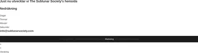 www.sublunarsociety.com startsida 2021