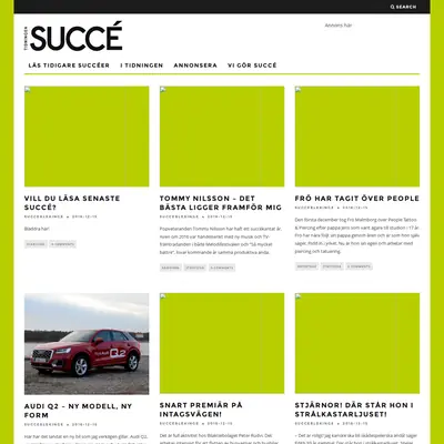 Succé Blekinge startsida 2017