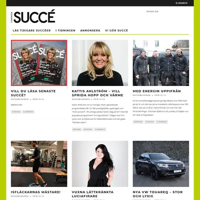 Succé Blekinge startsida 2019