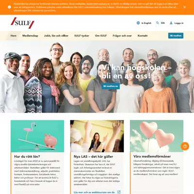 sulf.se startsida 2023