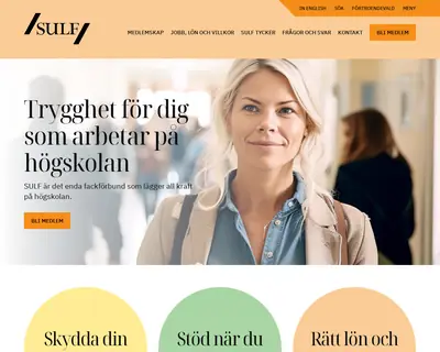 sulf.se startsida 2025