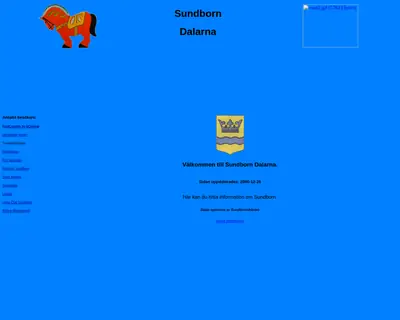 Sundborns Nytt startsida 2001