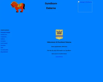 Sundborns Nytt startsida 2003