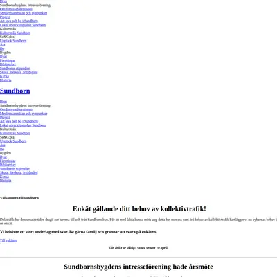 Sundborns Nytt startsida 2024