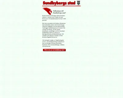 Mitt i Sundbyberg startsida 1998