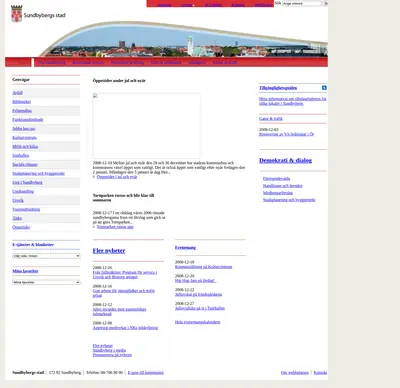 Mitt i Sundbyberg startsida 2008