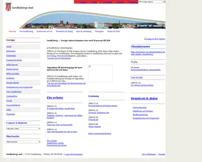 Mitt i Sundbyberg startsida 2009