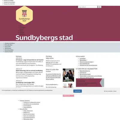 Mitt i Sundbyberg startsida 2023
