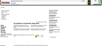 www.sundsvall.nu startsida 2003
