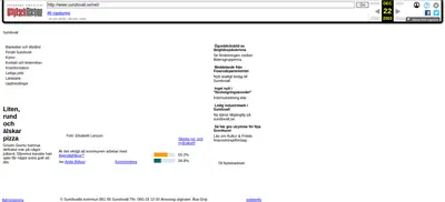 www.sundsvall.nu startsida 2004