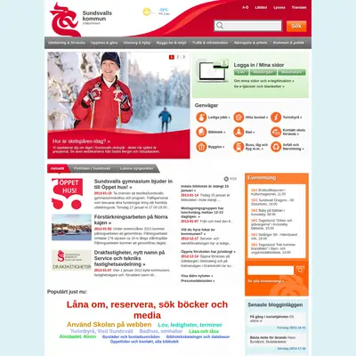 www.sundsvall.nu startsida 2013