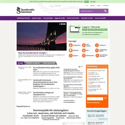 www.sundsvall.nu startsida 2015
