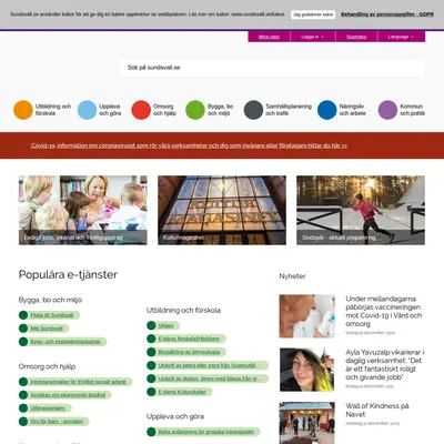 www.sundsvall.nu startsida 2021