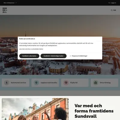 www.sundsvall.nu startsida 2026