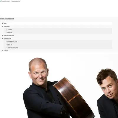 Sundsvalls gitarr festival startsida 2021