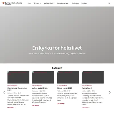 Sunne Missionsförsamling startsida 2025