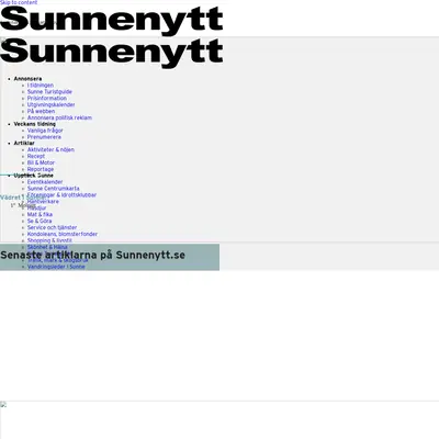 Sunne-Nytt startsida 2026