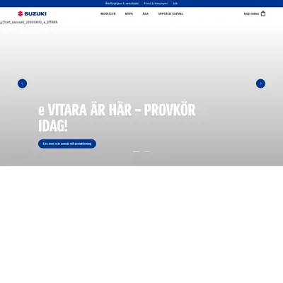Suzuki Nytt startsida 2026