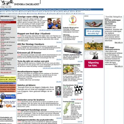 Bildjournalen startsida 2002