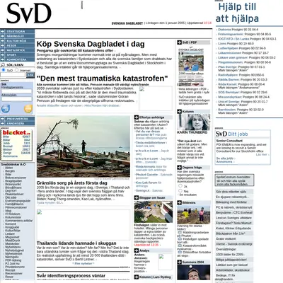 Bildjournalen startsida 2005