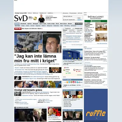 Bildjournalen startsida 2009
