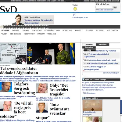 Bildjournalen startsida 2010